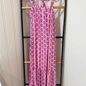Old Navy Pink and Blue Floral Dress